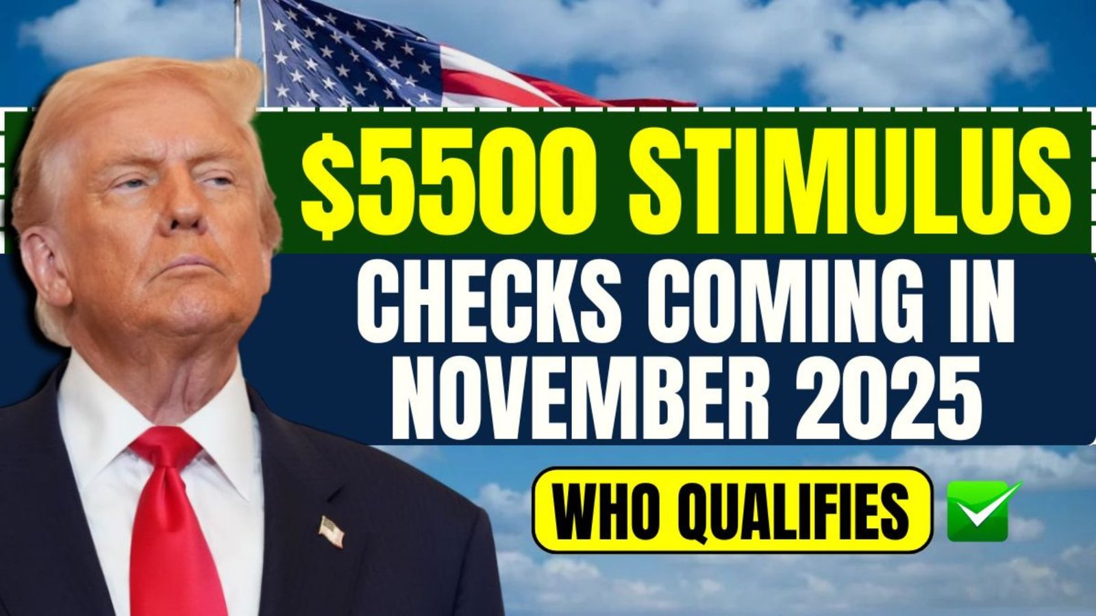 $5,500 Stimulus Checks in November 2025